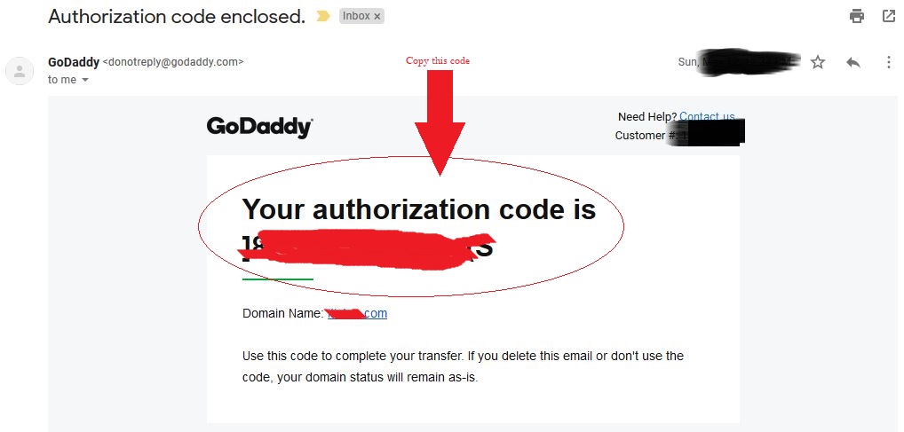 Step 5 - Domain Transfer from Godaddy to 1and 1 - itistan